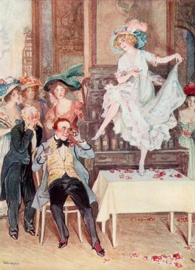 Die lustige Witwe: Auf der Abendgesellschaft von Talbot Hughes